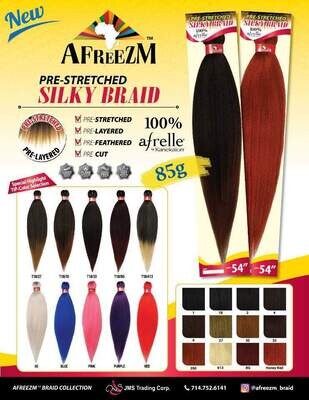 Afreezm Pre-Stretched Silky Braid