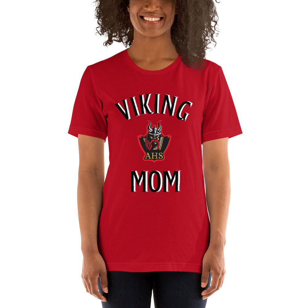 Women's Viking Mom T-Shirt - Red