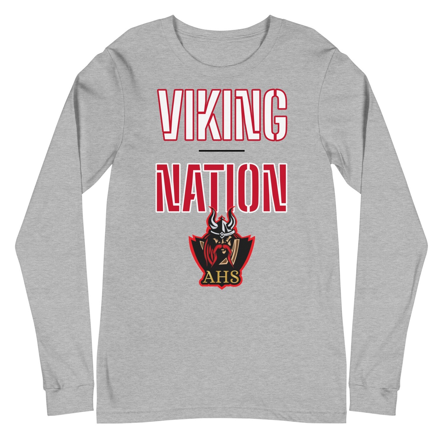 Women's Viking Nation Long Sleeve - Black/Grey