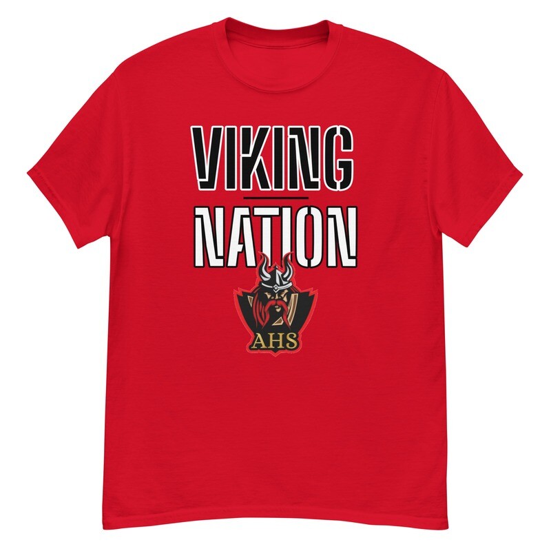 Men's Viking Nation T-Shirt - Red