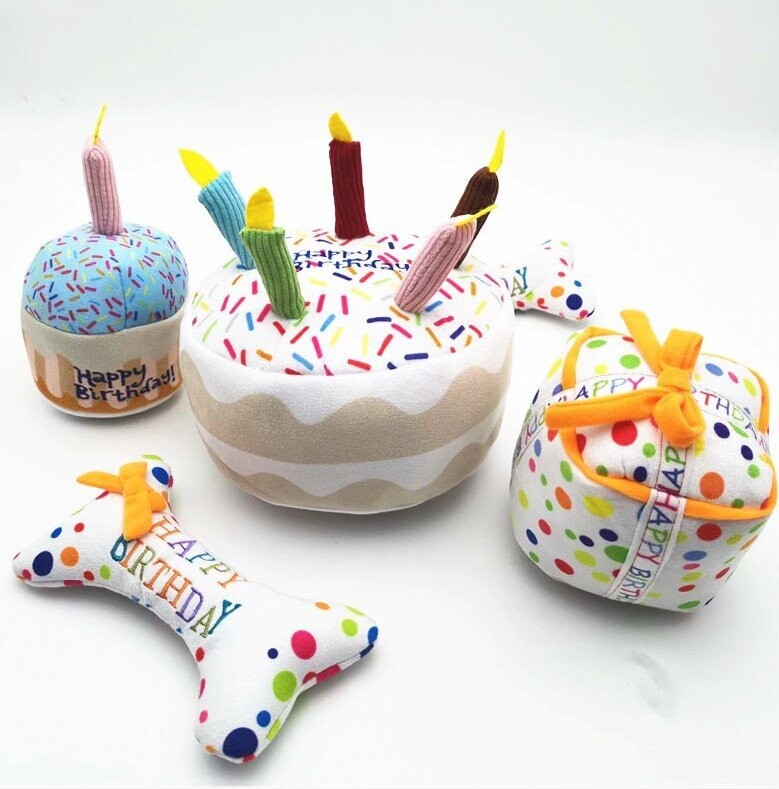 cake dog toy