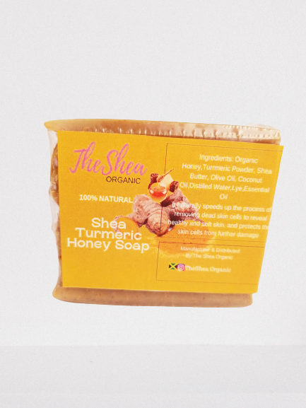 SHEA TURMERIC HONEY SOAP