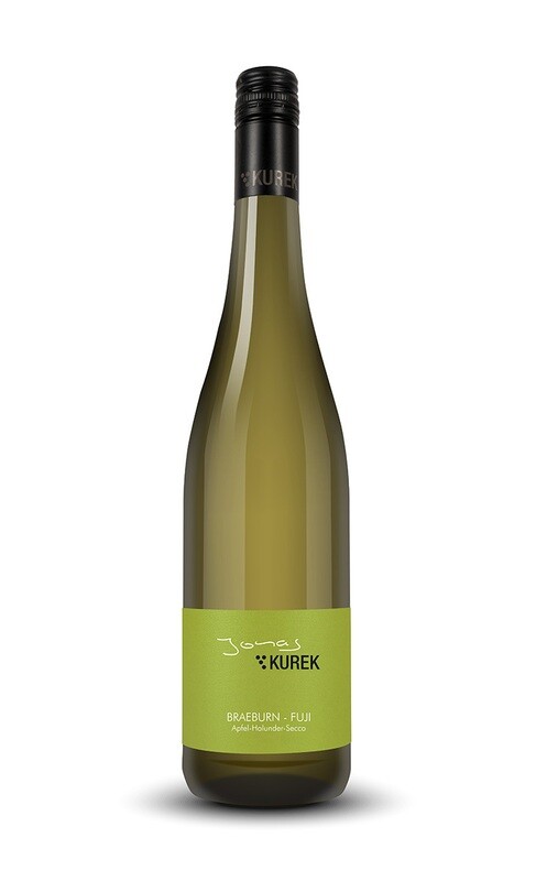 Braeburn-Fuji Apfel-Holunder-Secco Braeburn-Fuji Apfel-Holunder-Secco