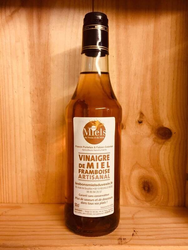 Vinaigre de miel/framboise 50cl