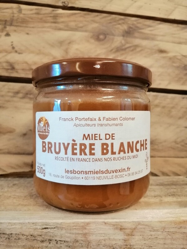 Miel de bruyère blanche 500g