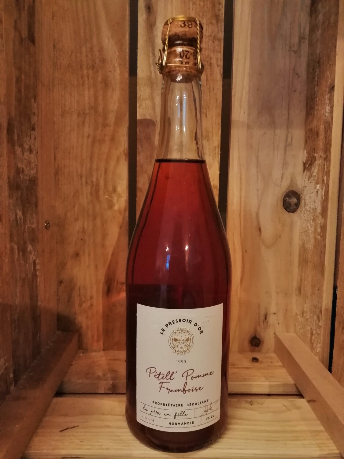 Petill&#39; pommes-framboise BIO 75cl
