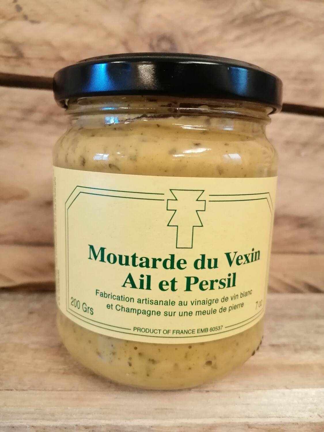 Moutarde ail &amp; persil 200g