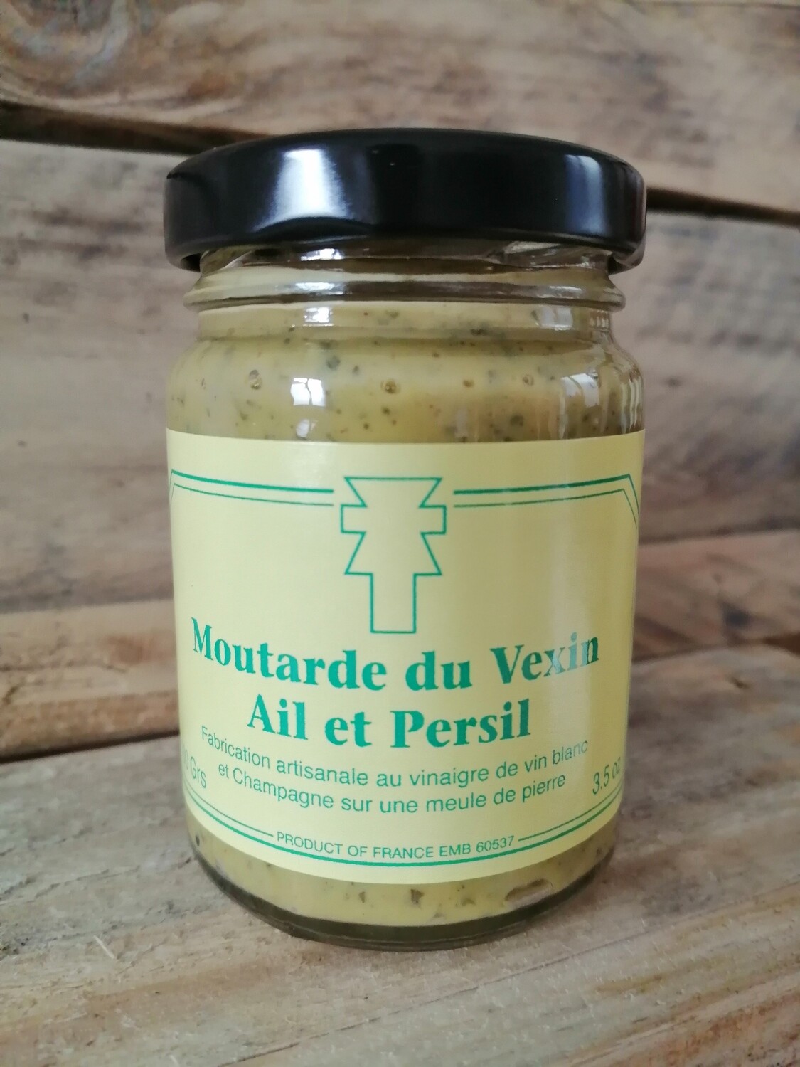 Moutarde ail &amp; persil 100g