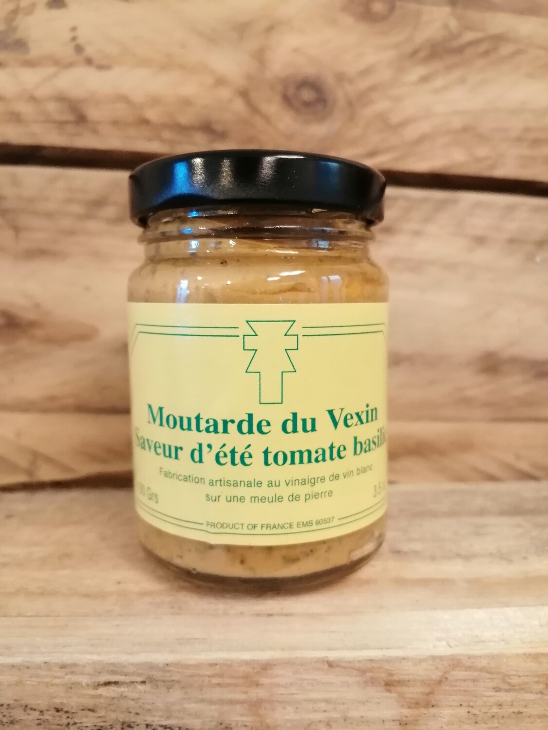 Moutarde saveur d&#39;été tomates basilic 100g