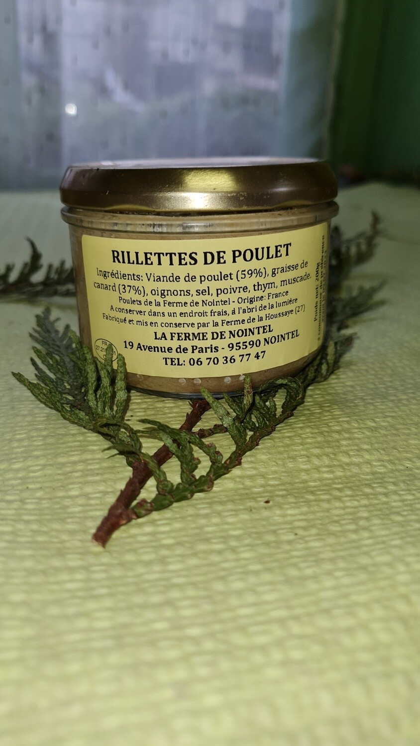 Rillettes de poulet 200g