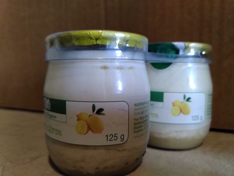 Yaourt citron 2 pots de verre - 250g