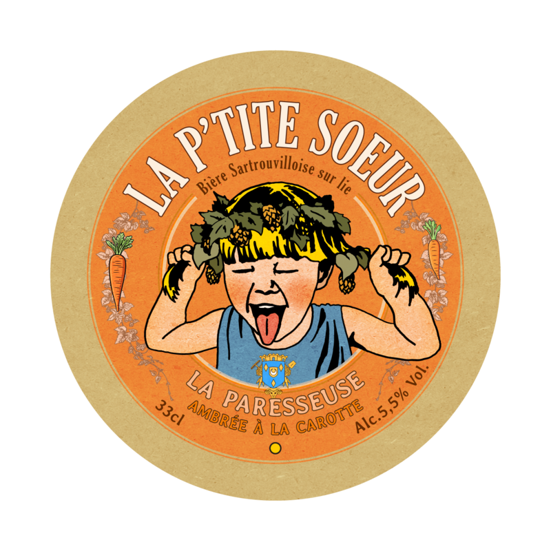 Bière La Paresseuse à la carotte 33cl