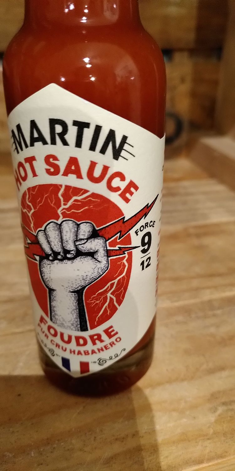 Sauce piment Foudre force 9/12 100g
