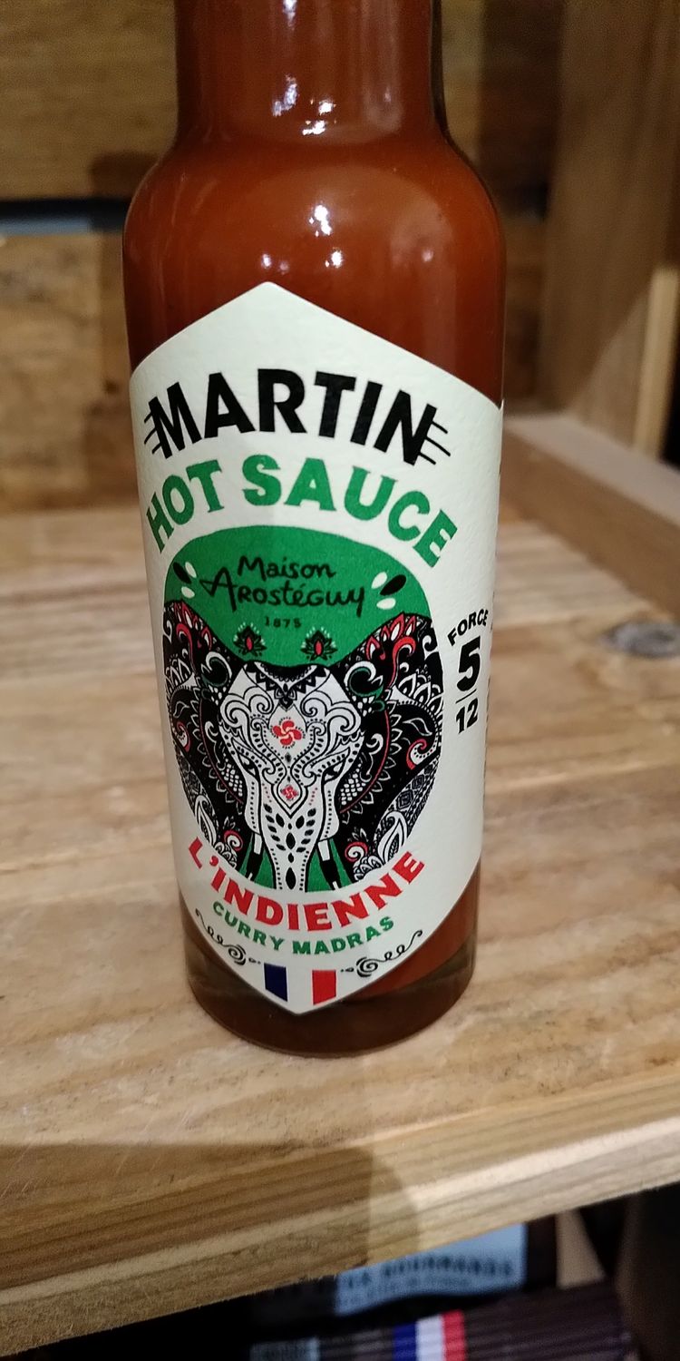 Sauce piment L&#39;indienne force 5/12 100g