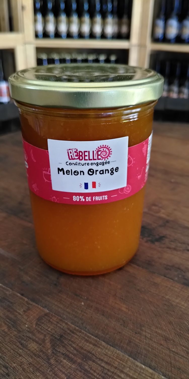 Confiture Melon Orange 80% fruit 485g
