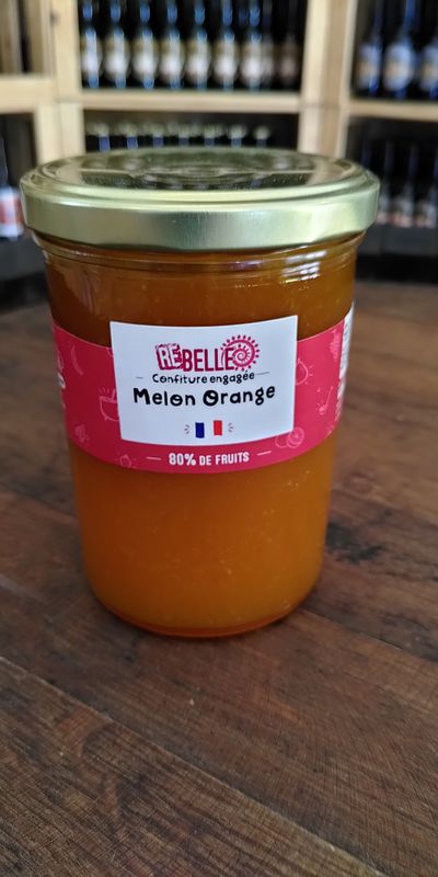 Confiture Melon Orange 80% fruit 485g