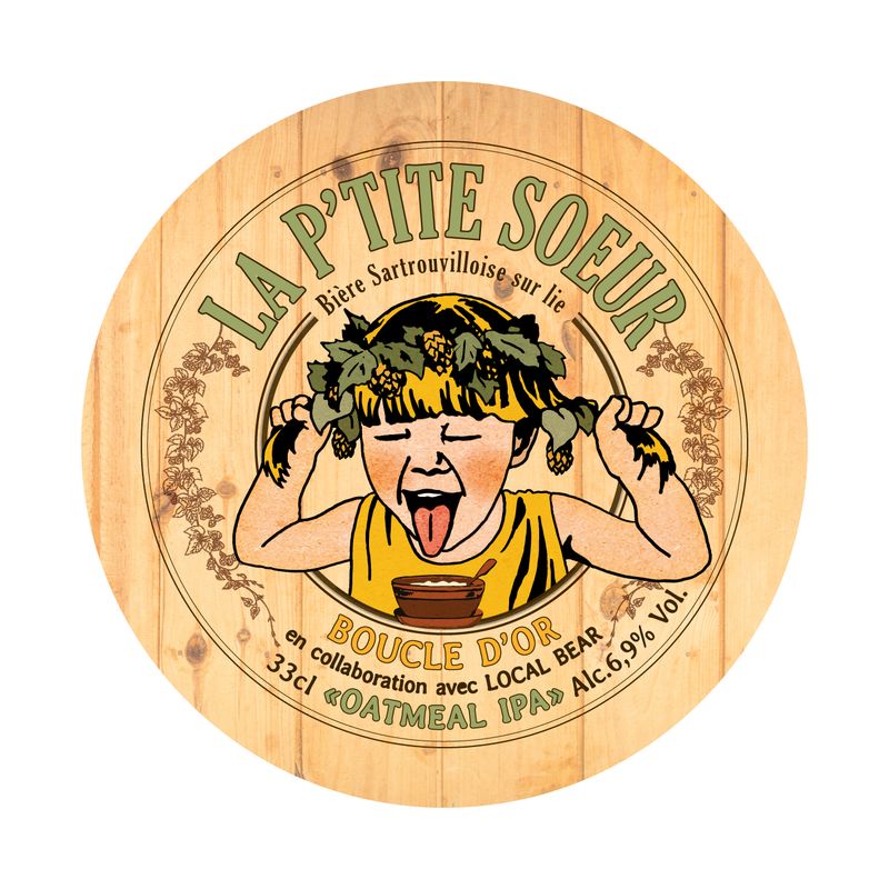 Bière Boucle d'Or, une Oatmeal IPA 33cl