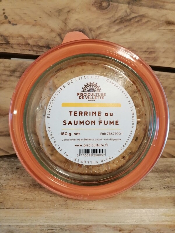 Terrine au saumon fumée 180g