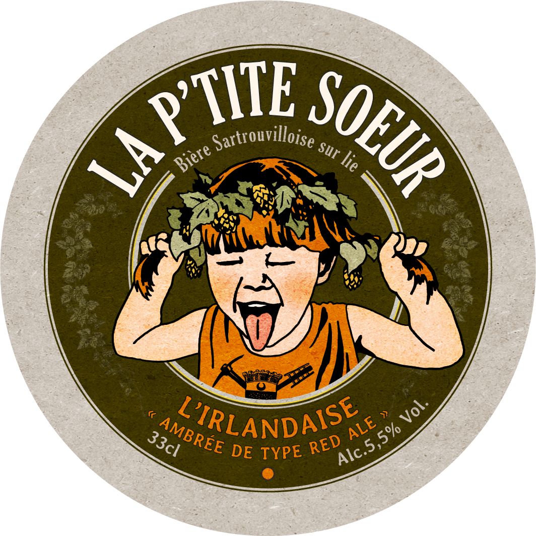 Bière "L'IRLANDAISE" ambrée type Red Ale 33cl