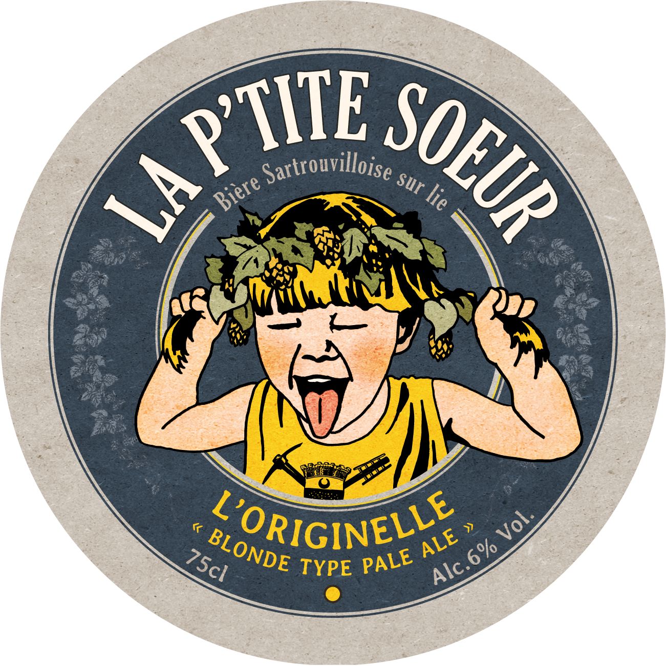 Bière "L'ORIGINELLE" blonde type pale ale 75cl