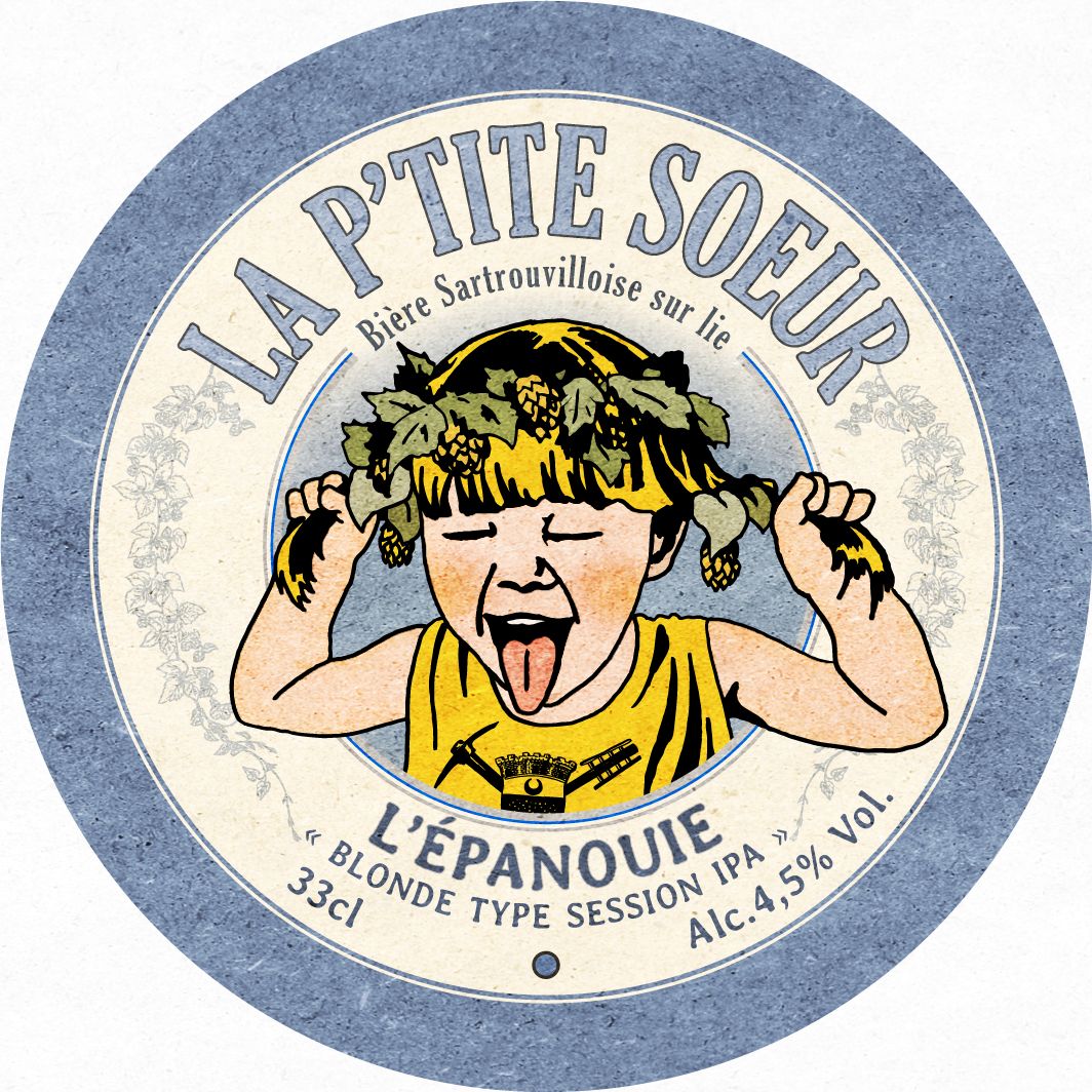Bière "L’ÉPANOUIE" blonde type Session IPA 33cl