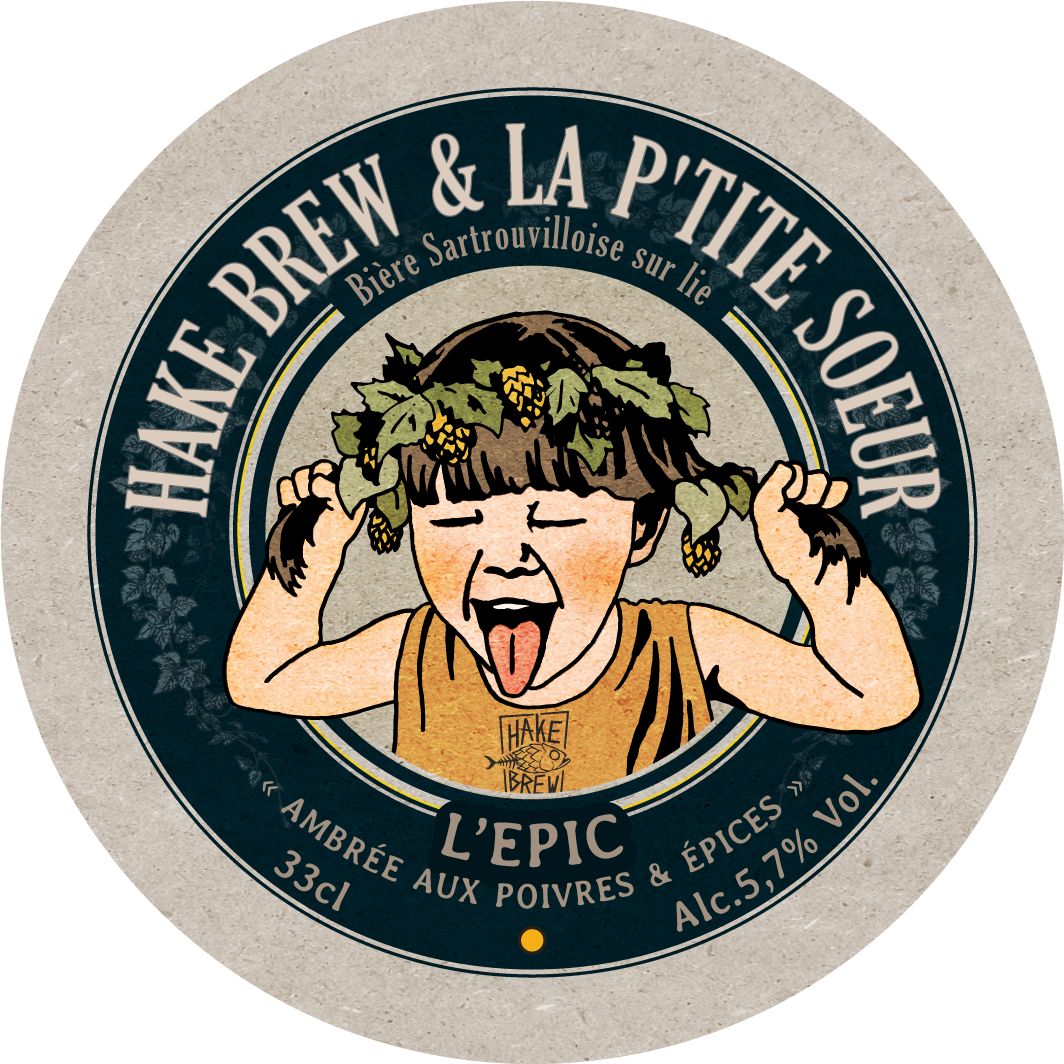 Bière "L'EPIC" ambrée aux poivres &amp; épices  33cl