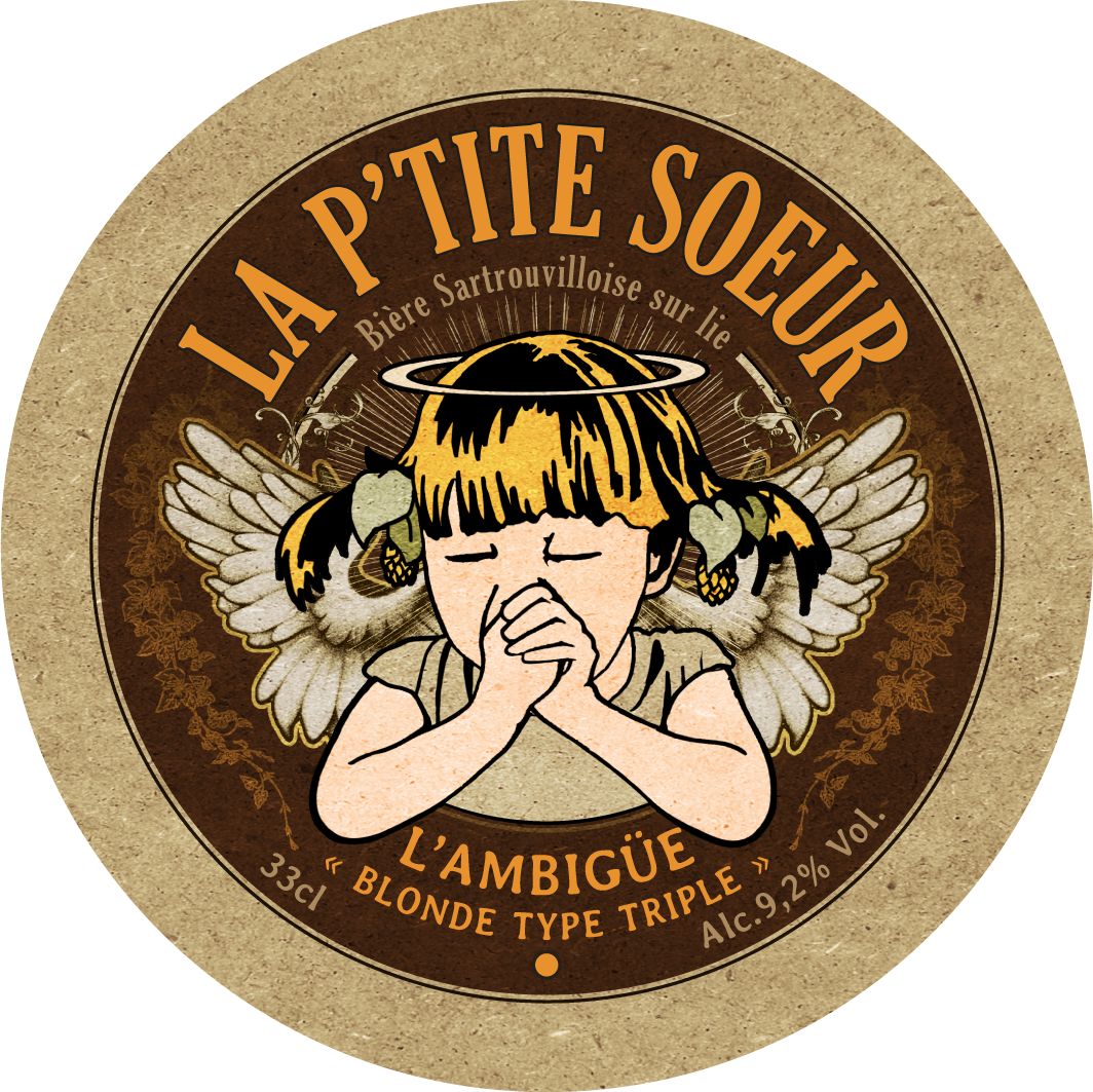 Bière "L’AMBIGUË" blonde type triple 33cl