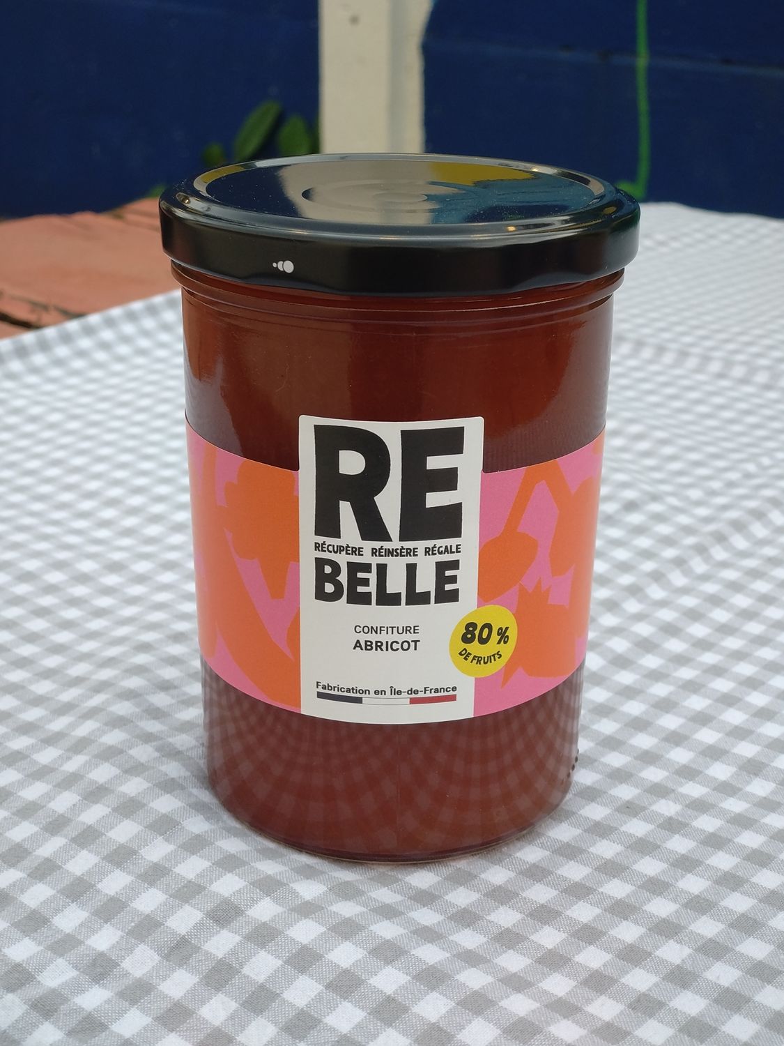Confiture Abricot 80% fruit 485g