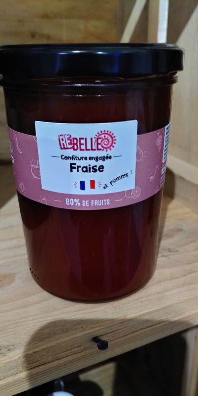 Confiture Fraise 80% fruit 485g