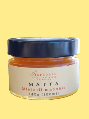 MATTA - Wild natural mediterranean bush honey - 140g