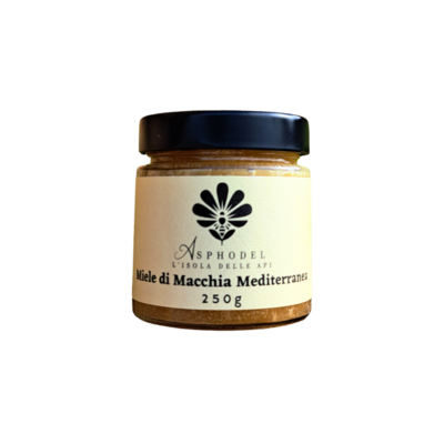 MACCHIA MEDITERRANEA - Wild natural mediterranean bush honey - 250g