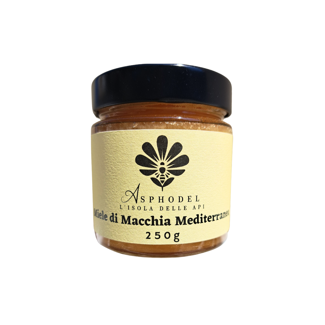 MACCHIA MEDITERRANEA - Wild natural mediterranean bush honey - 250g