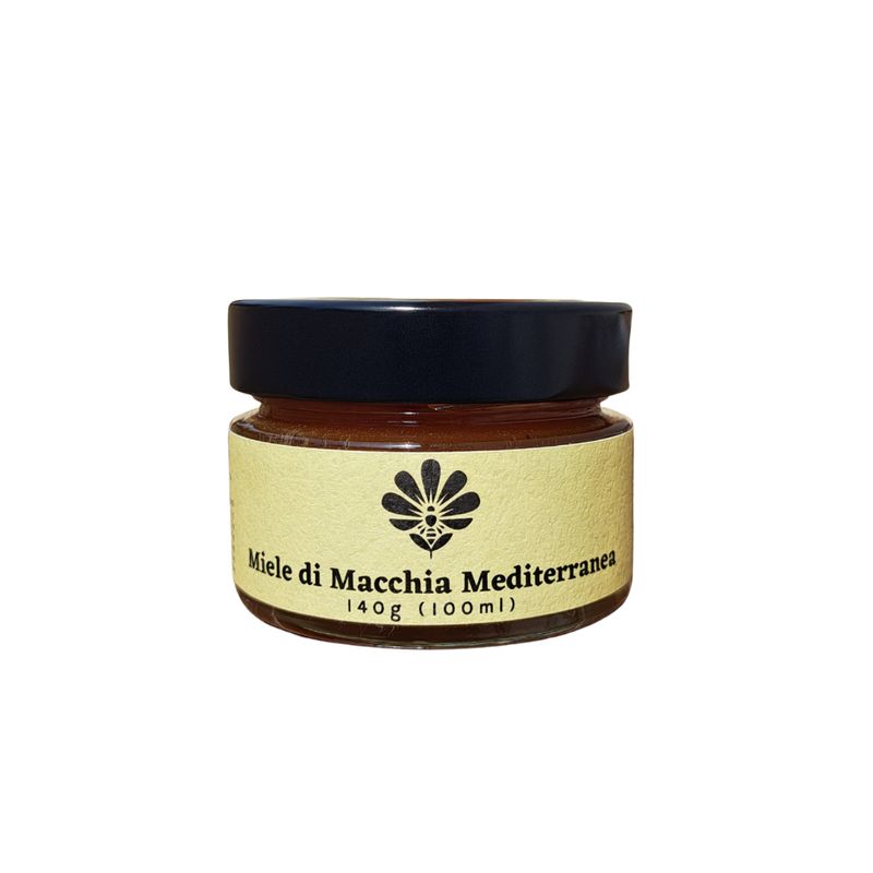 Wild natural mediterranean bush honey - 140g