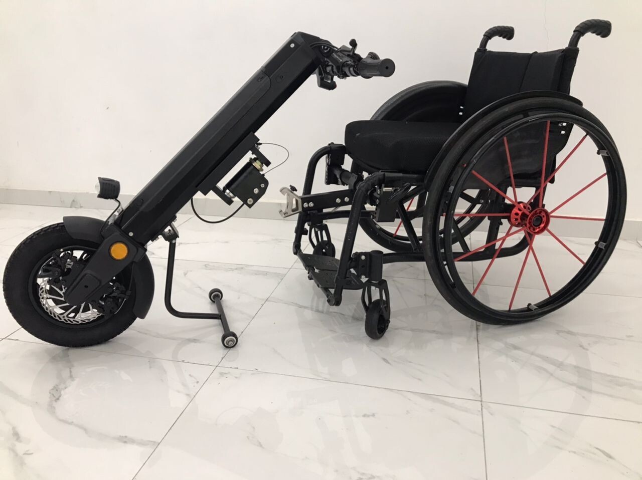 Manubrio motorizado MT02, para silla plegable
