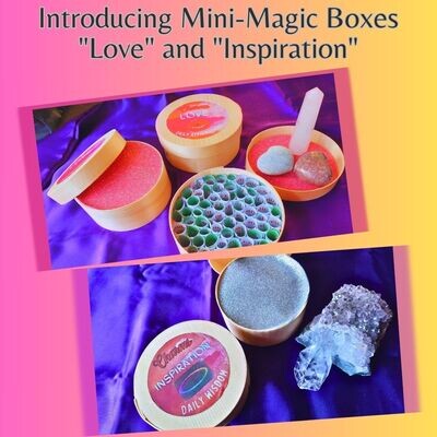 Motivational Boxes with Daily Affirmations, Daily Intentions and Inspiration.