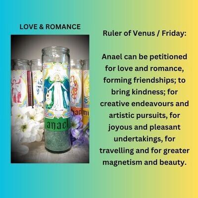 Archangel Anael Vigil Candle