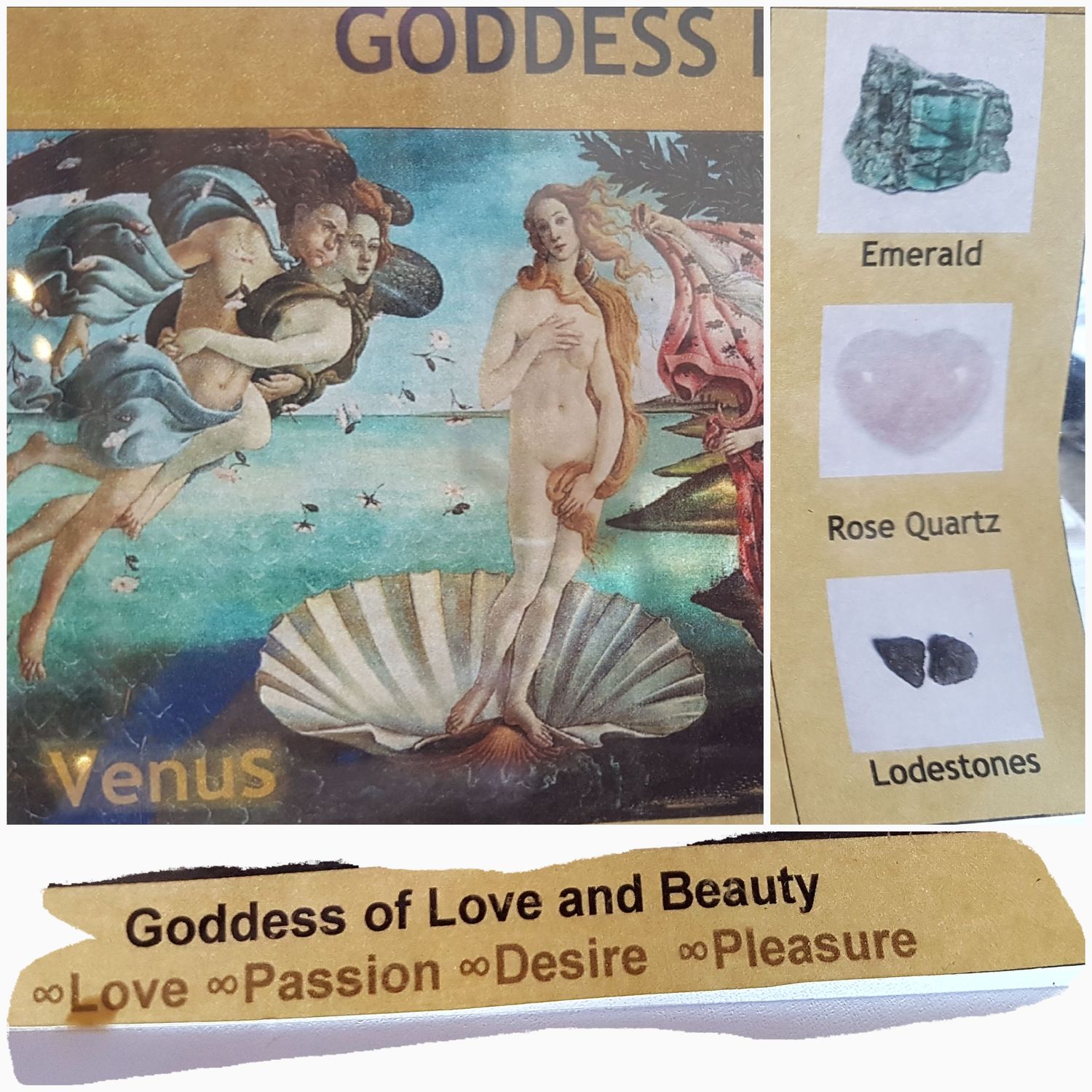 Altar Kit:  Venus - Goddess of love and beauty