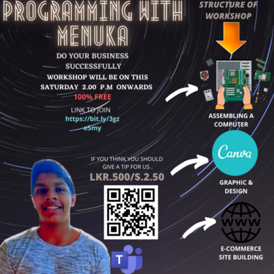 Programming With Menuka&#39;s Workshop.