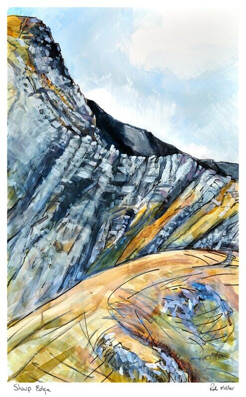 Blencathra Sharp Edge . Print . 00011 . 510  x 825