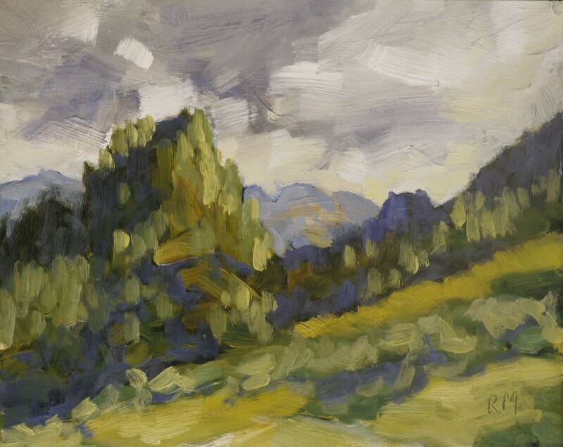 Caste Crag in midsummer . Print . 00031 . 240x300mm