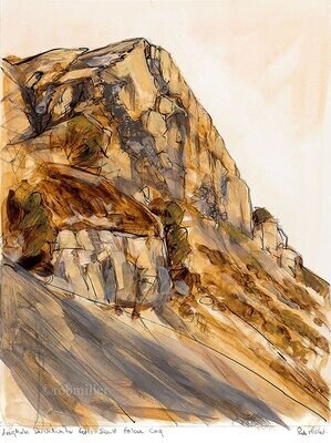 Falcon Crag Sepia no 11 size 35x45cm . Print.00035