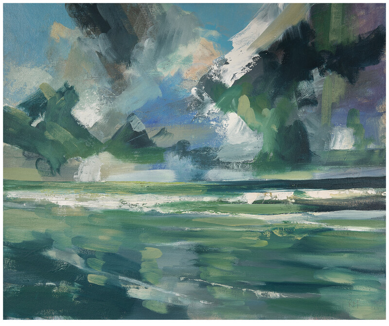 Morecambe Bay . Print . 00045 . 505x602mm