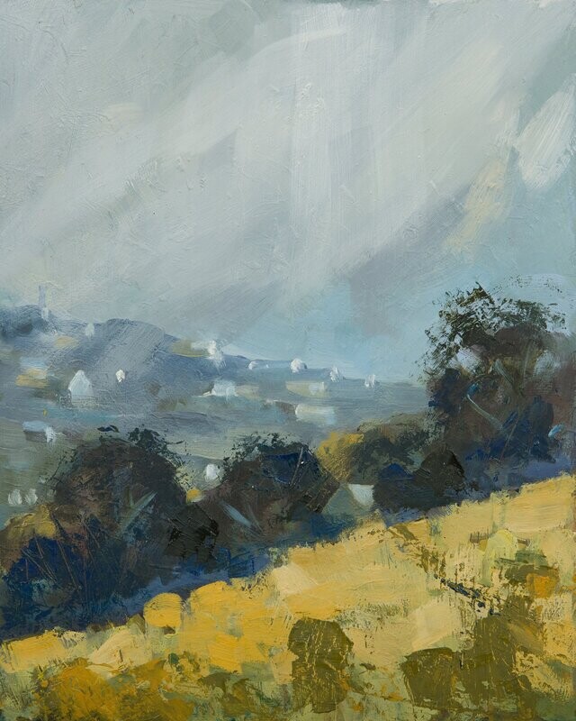 'Its that wet rain' Withnell Morning . Print.00048 . 300x300mm