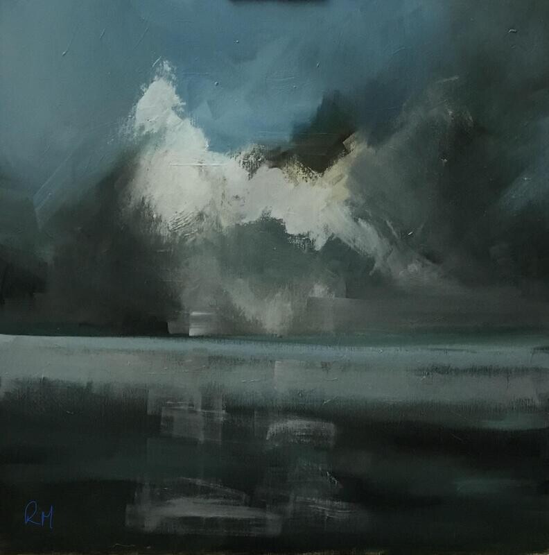 Temple Clouds Bardsea Cumbria . Original . 00070 500x500mm