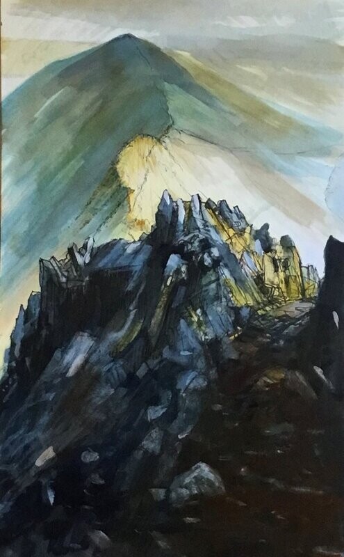 Swirral Edge, Out from the clouds Print . 00073 . 828x520mm