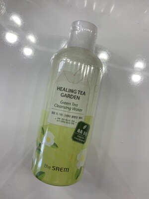 Очищающая и увлажняющая вода с экстрактом зеленого чая The Saem Garden Green Tea Cleansing Water