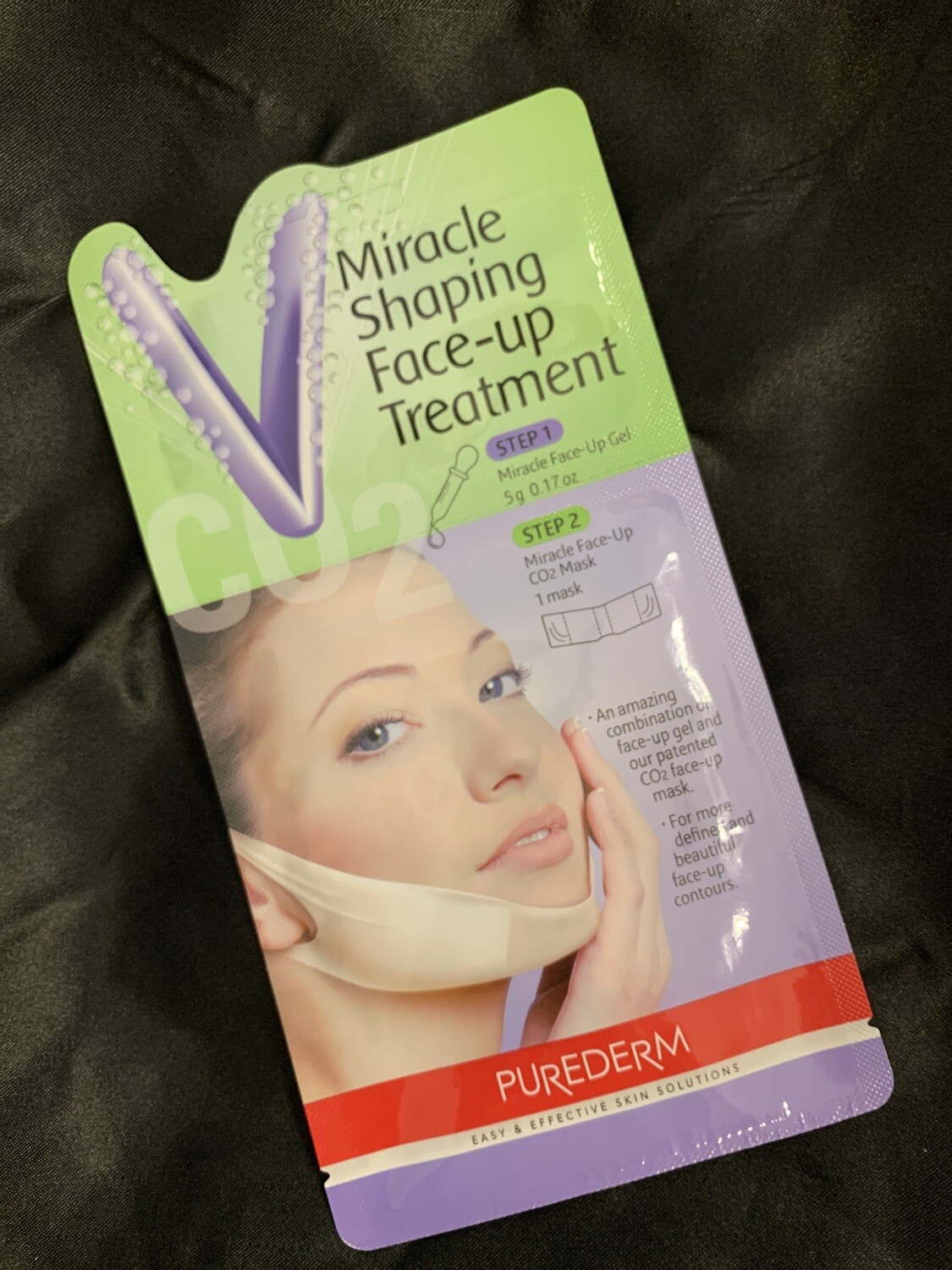 Лифтинг Маска для подбородка Purederm miracle shaping face-up treatment