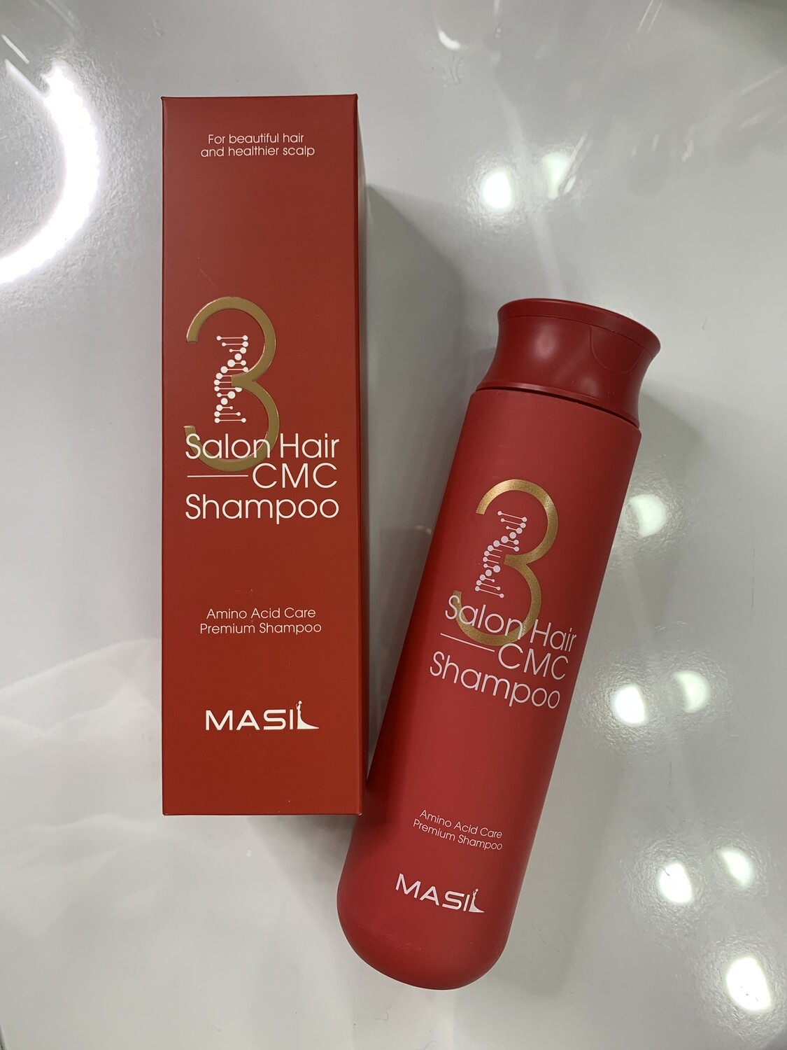 Восстанавливающий проф. шампунь с аминокислотами Masil 3 Salon Hair CMC Shampoo