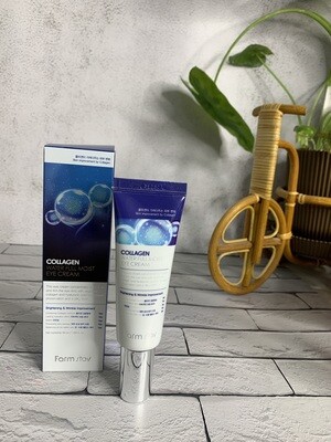 Омолаживающий крем для век с коллагеном  FarmStay Collagen Water Full Moist Eye Cream