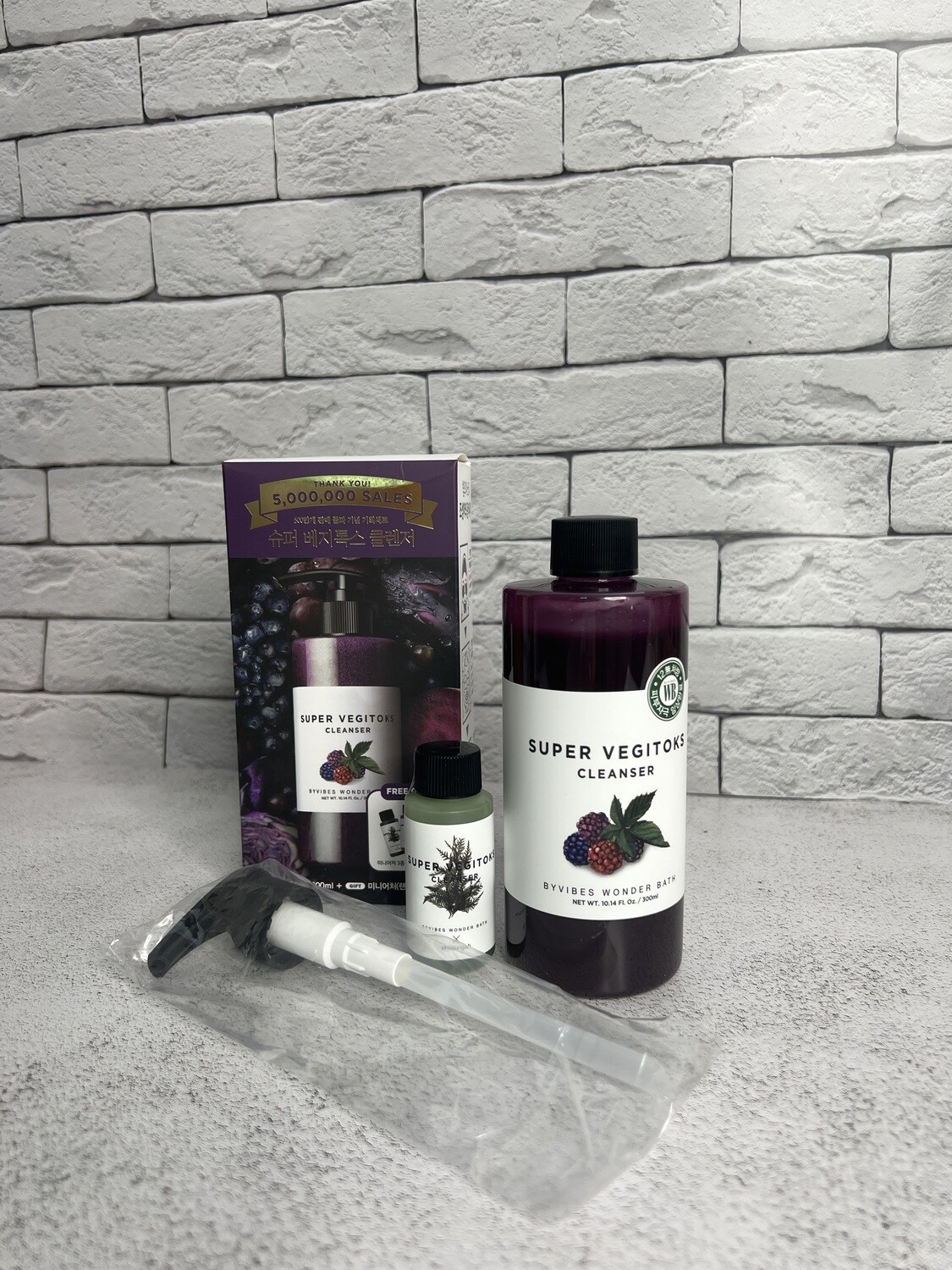 Детокс-гель антивозрастной Wonder Bath Super Vegitoks Cleanser Purple
